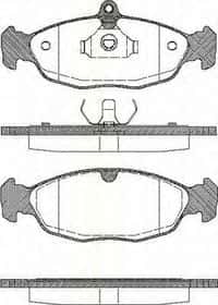 Тормозные колодки Triscan 8110 24957