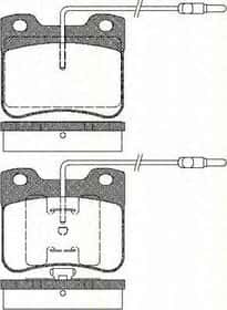 Тормозные колодки Triscan 8110 38847