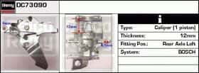 Тормозной суппорт Delco DC73090