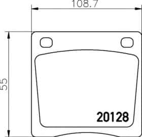 Гальмівні колодки Pagid T0800