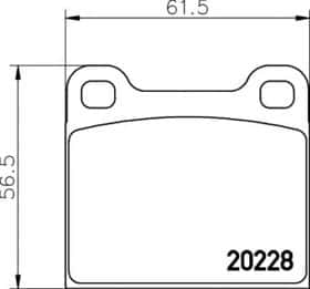 Гальмівні колодки Pagid T0451