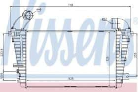 Интеркулер Nissens 96590