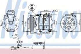 Компресор кондиціонера Nissens 890166