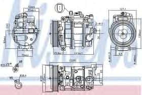 Компресор кондиціонера Nissens 890191