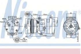 Компресор кондиціонера Nissens 89218