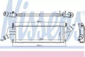Интеркулер Nissens 96307