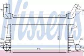 Интеркулер Nissens 96393