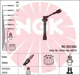 Комплект дротів запалювання NGK 44274
