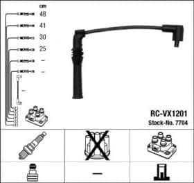 Комплект проводов зажигания NGK 7704