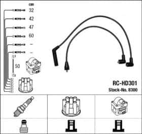 Комплект дротів запалювання NGK 8300
