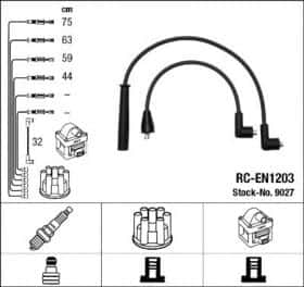 Комплект дротів запалювання NGK 9027