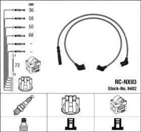 Комплект дротів запалювання