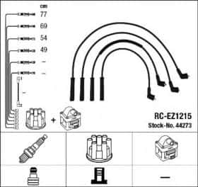 Комплект дротів запалювання NGK 44273