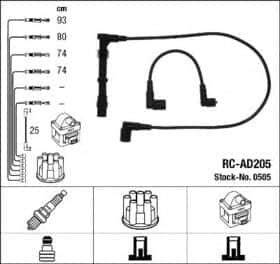 Комплект проводов зажигания NGK 0505