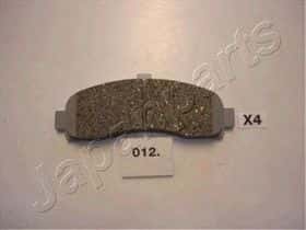 Тормозные колодки Japanparts PA-012AF