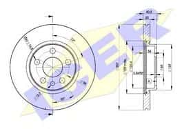 Тормозной диск Icer 78BD4683-2