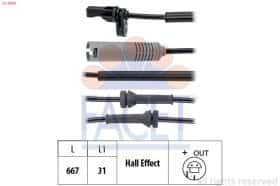 Датчик ABS Facet 210089
