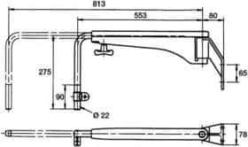 Кронштейн зовнішнього дзеркала Behr Hella 8HG 501 266-032