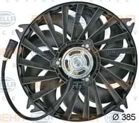 Вентилятор системы охлаждения двигателя Behr Hella 8EW 351 043-531