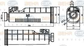 Бачок охолоджувальної рідини Behr Hella 8MA 376 755-091