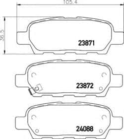 Гальмівні колодки Behr Hella 8DB 355 010-241