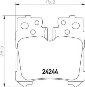 Гальмівні колодки Behr Hella 8DB 355 006-651
