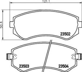 Тормозные колодки Behr Hella 8DB 355 017-201