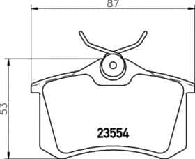 Гальмівні колодки Behr Hella 8DB 355 018-111