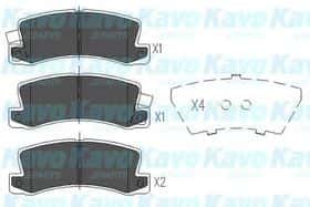 Тормозные колодки Kavo Parts KBP-9022