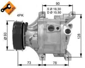 Компрессор кондиционера NRF 32686G