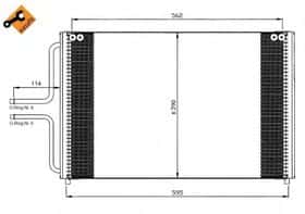 Радиатор кондиционера