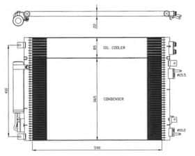 Радиатор кондиционера NRF 35626