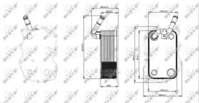 Масляный радиатор двигателя