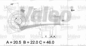 Генератор Valeo 437357