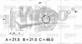 Генератор Valeo 437457