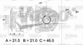 Генератор Valeo 437472