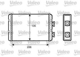 Радиатор печки Valeo 812220