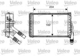 Радіатор пічки Valeo 812223
