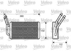 Радиатор печки Valeo 812332