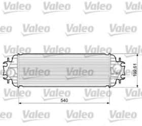 Интеркулер Valeo 817554