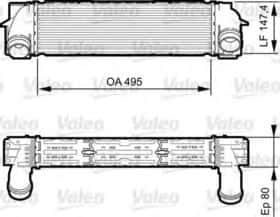 Интеркулер Valeo 818252
