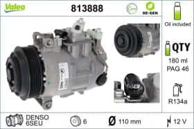 Компрессор кондиционера Valeo 813888