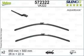 Щітки склоочисника Valeo 572322