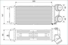 Интеркулер Valeo 817845