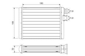 Радіатор пічки Valeo 811596