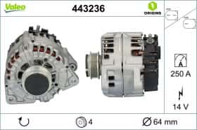 Генератор Valeo 443236