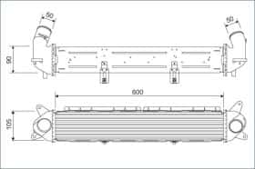 Интеркулер Valeo 822928