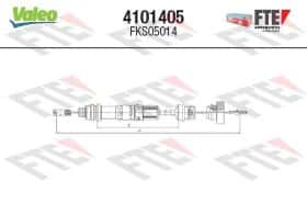 Трос сцепления Valeo 4101405
