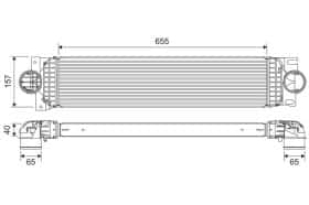 Интеркулер Valeo 822907