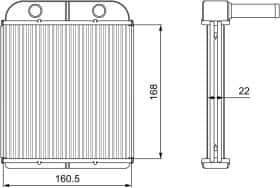 Радиатор печки Valeo 811559